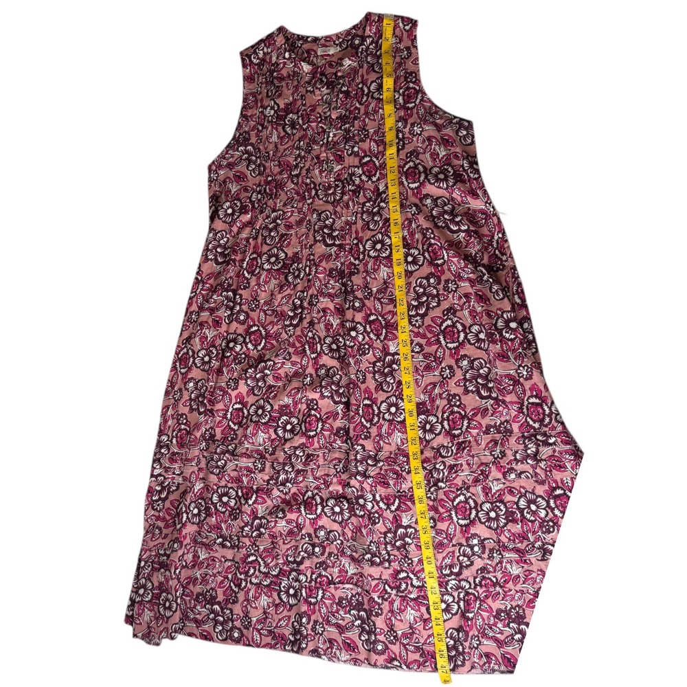 Faherty Pink Floral Midi Dress - Picture 12 of 15